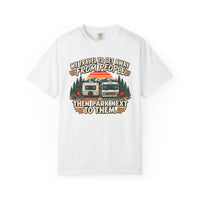 Load image into Gallery viewer, Funny RV Camping T-Shirt – We Travel to Get Away From People Then Park Next to Them, Sarcastic Camper Shirt, Funny RV Owner Gift