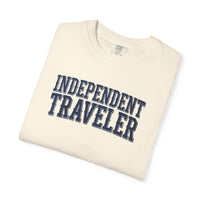 Load image into Gallery viewer, Independent Traveler T-Shirt — Vintage Collegiate Travel Tee