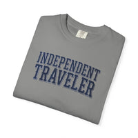 Load image into Gallery viewer, Independent Traveler T-Shirt — Vintage Collegiate Travel Tee