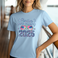 Load image into Gallery viewer, Besties Gone Cruising Shirt – Funny Cruise Shirt for Women – Girls Trip Cruise Tee – Vacation Matching Shirts
