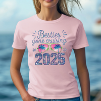Load image into Gallery viewer, Besties Gone Cruising Shirt – Funny Cruise Shirt for Women – Girls Trip Cruise Tee – Vacation Matching Shirts
