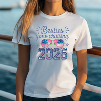 Load image into Gallery viewer, Besties Gone Cruising Shirt – Funny Cruise Shirt for Women – Girls Trip Cruise Tee – Vacation Matching Shirts
