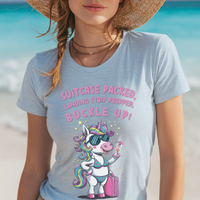 Load image into Gallery viewer, Funny Girls Trip Shirt, Bachelorette Party Tee, Vacation Mode Shirt, Girls Weekend Gift, Travel Shirt for Women
