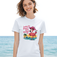 Load image into Gallery viewer, Girls Trip Shirt - Funny Womans Travel Tee - Bachelorette Party Shirt - Vacation T-shirt - Fake Lashes On Dramas Gone Vacations On T-Shirt