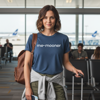 Load image into Gallery viewer, Me-mooner Minimalist T-Shirt - Solo Traveler Shirt - Independent Traveler Tee