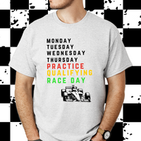 Load image into Gallery viewer, Race Week T-Shirt – F1 Racing Shirt – Motorsports Enthusiast Gift – F1 Weekend Shirt
