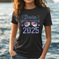Load image into Gallery viewer, Besties Gone Cruising Shirt – Funny Cruise Shirt for Women – Girls Trip Cruise Tee – Vacation Matching Shirts
